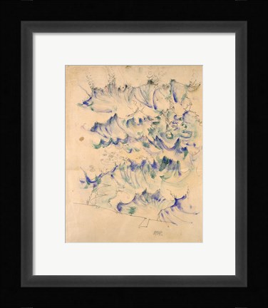 Framed Waves (Les Vagues), 1912 Print