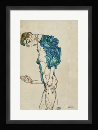 Framed Preacher (Self-Portrait), 1913 Print