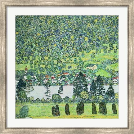 Framed Waldabhang In Unterach Am Attersee, 1917 Print