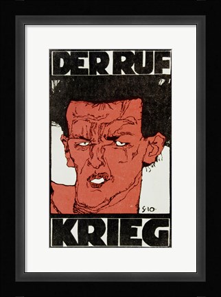 Framed Der Ruf - Krieg, Nov 1912 Print