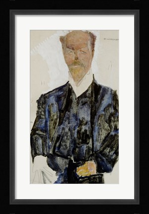 Framed Portrait of Architect Otto Wagner Print