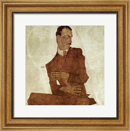 Framed Portrait Arthur Roessler, 1910 Print