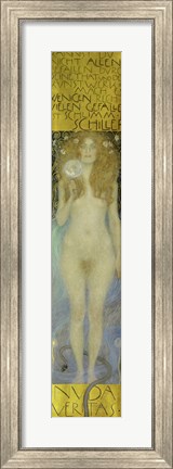 Framed Nude Veritas, 1899 Print