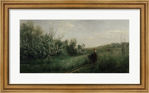 Framed Spring, 1857 Print