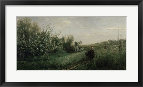 Framed Spring, 1857 Print