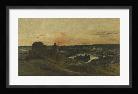 Framed Chateau-Gaillard, Les Andelys (Eure), 1877 Print