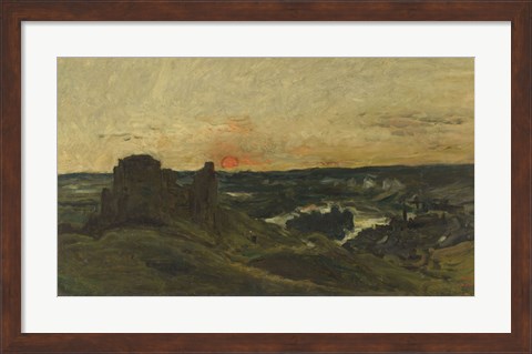 Framed Chateau-Gaillard, Les Andelys (Eure), 1877 Print
