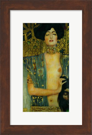 Framed Judith II (Salome), 1909 (detail) Print