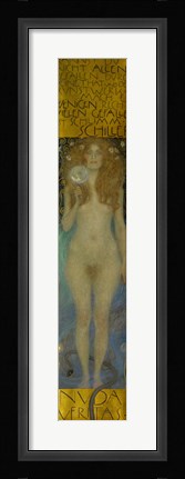 Framed Nuda Veritas, 1899 Print