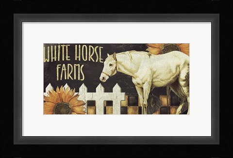 Framed Horse Print