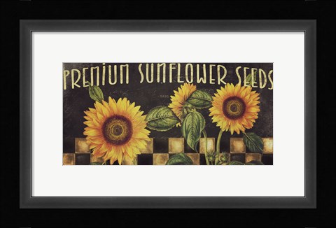 Framed Sunflowers Print
