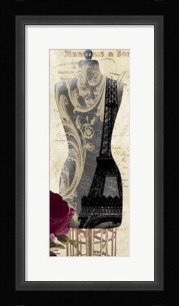 Framed Paris Seamstress II Print