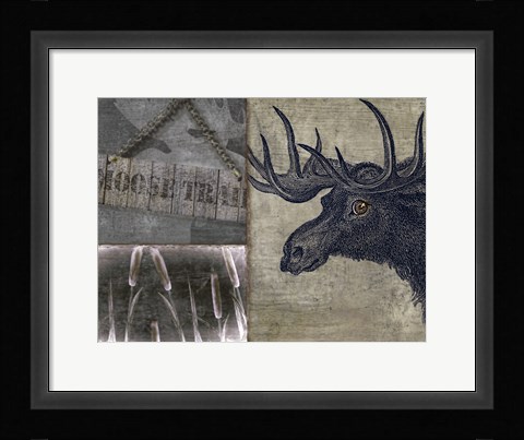 Framed Moose Print