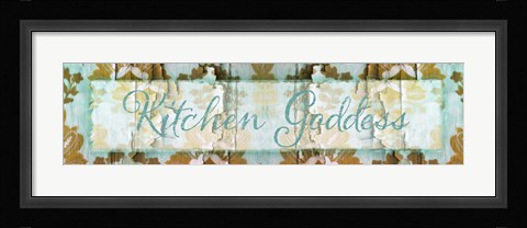 Framed Kitchen Goddess Print