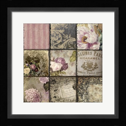 Framed Viva La Paris I Print