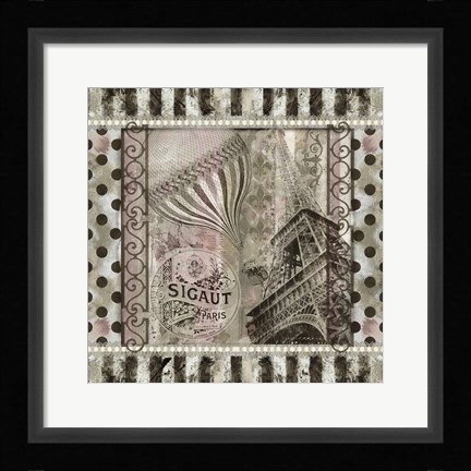 Framed When in Paris Print