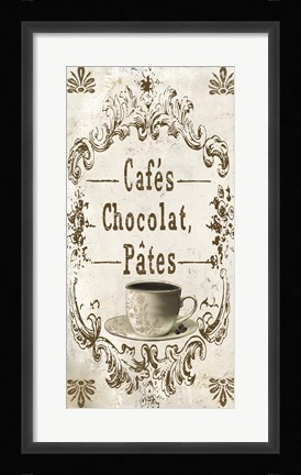 Framed Signes Francais IV Print