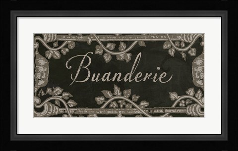 Framed Signes Francais VI Print