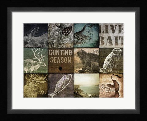 Framed Hunting Season I Print