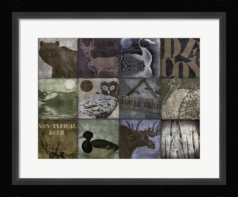 Framed Hunting Season V Print