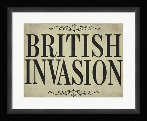 Framed British Invasion Print