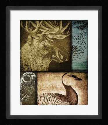Framed Hunting Season III Print