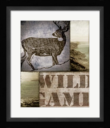 Framed Wild Game Print