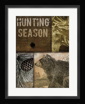 Framed Hunting Season IV Print