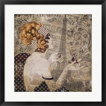 Framed Date With Paris Print