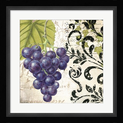 Framed Les Fruits Jardin II Print