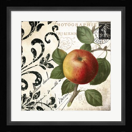 Framed Les Fruits Jardin IV Print