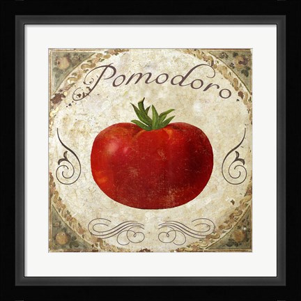 Framed Mangia II Print