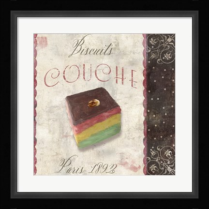 Framed Patisserie XIV Print