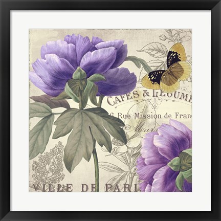Framed Petals of Paris IV Print