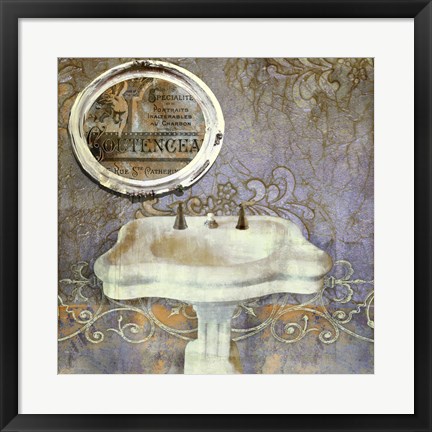 Framed Salle de Bain II Print