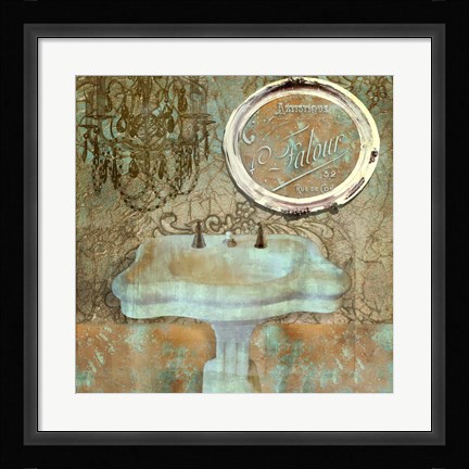 Framed Salle de Bain III Print