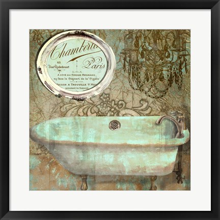 Framed Salle de Bain IV Print