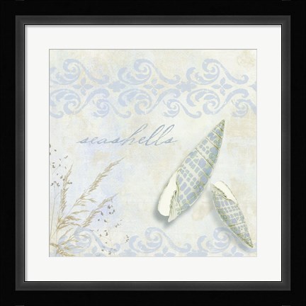 Framed She Sells Seashells II Print