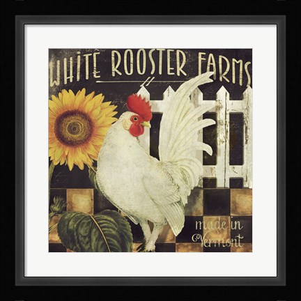 Framed Vermont Farms I Print