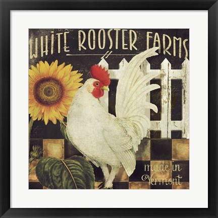 Framed Vermont Farms I Print