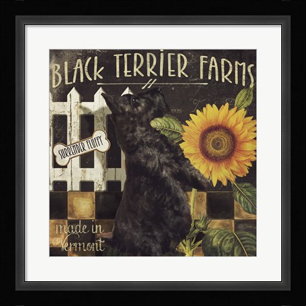 Framed Vermont Farms V Print