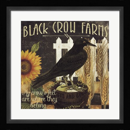 Framed Vermont Farms X Print