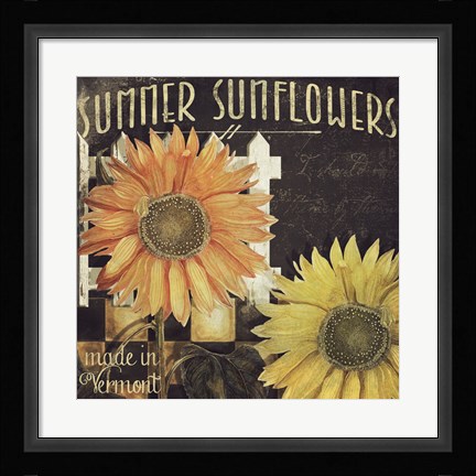 Framed Vermont Farms XI Print