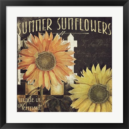 Framed Vermont Farms XI Print