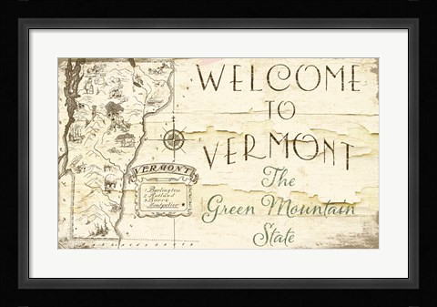 Framed Vermont Summer IX Print