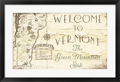 Framed Vermont Summer IX Print