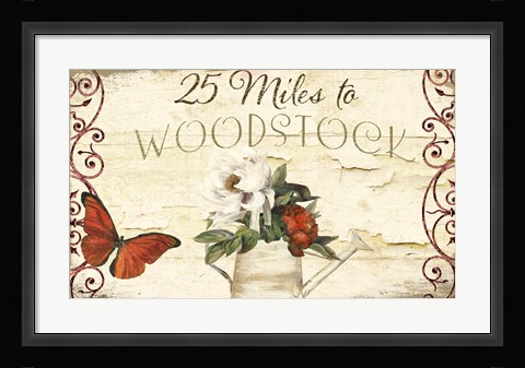 Framed Vermont Summer X Print