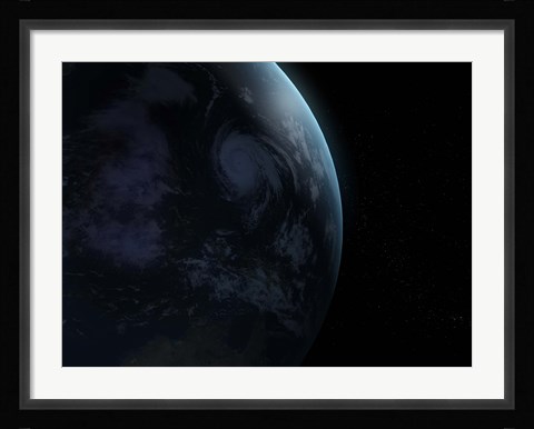 Framed Earth Print