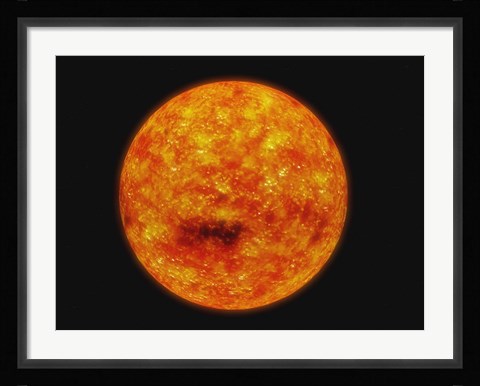 Framed Sun Print