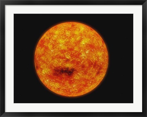 Framed Sun Print
